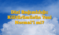 Dizi Bağımlılığı: Kültürümüzün Yeni Normalâ€™i mi?