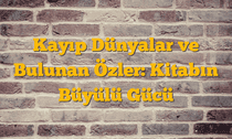 Kayıp Dünyalar ve Bulunan Özler: Kitabın Büyülü Gücü