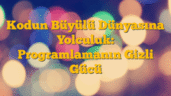 Kodun Büyülü Dünyasına Yolculuk: Programlamanın Gizli Gücü