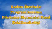 Kodun Ötesinde: Programlamanın Düşünme Biçiminizi Nasıl Şekillendirdiği