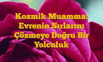 Kozmik Muamma: Evrenin Sırlarını Çözmeye Doğru Bir Yolculuk
