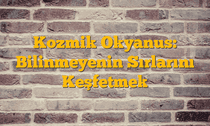 Kozmik Okyanus: Bilinmeyenin Sırlarını Keşfetmek