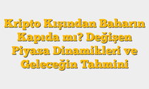 Kripto Kışından Baharın Kapıda mı? Değişen Piyasa Dinamikleri ve Geleceğin Tahmini