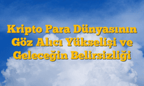 Kripto Para Dünyasının Göz Alıcı Yükselişi ve Geleceğin Belirsizliği