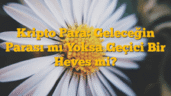 Kripto Para: Geleceğin Parası mı Yoksa Geçici Bir Heves mi?