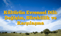 Kültürün Evrensel Dili: Değişim, Süreklilik ve Karşılaşma