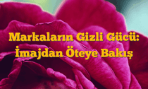 Markaların Gizli Gücü: İmajdan Öteye Bakış
