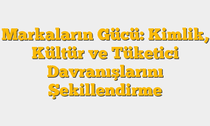 Markaların Gücü: Kimlik, Kültür ve Tüketici Davranışlarını Şekillendirme