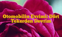 Otomobilin Evrimi: Dört Tekerden Devrim