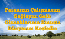 Paranızın Çalışmasını Sağlayın: Gelir Olanaklarının Sınırsız Dünyasını Keşfedin
