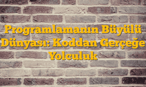 Programlamanın Büyülü Dünyası: Koddan Gerçeğe Yolculuk