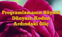 Programlamanın Büyülü Dünyası: Kodun Ardındaki Güç