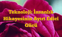 Teknoloji: İnsanlık Hikayesinin Ayırt Edici Gücü