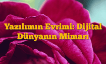 Yazılımın Evrimi: Dijital Dünyanın Mimarı