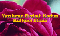 Yazılımın Evrimi: Kodun Kültürel Etkisi