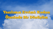 Yazılımın Evrimi: Kodun Ötesinde Bir Dönüşüm