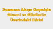 Zamanın Akışı: Geçmişin Gizemi ve Günümüz Üzerindeki Etkisi