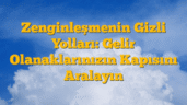 Zenginleşmenin Gizli Yolları: Gelir Olanaklarınızın Kapısını Aralayın