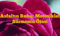 Asfaltın Ruhu: Motosiklet Sürmenin Ötesi