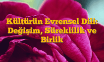 Kültürün Evrensel Dili: Değişim, Süreklilik ve Birlik