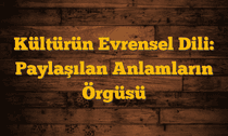Kültürün Evrensel Dili: Paylaşılan Anlamların Örgüsü