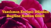 Yazılımın Evrimi: Dünden Bugüne Kodun Gücü