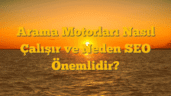 Arama Motorları Nasıl Çalışır ve Neden SEO Önemlidir?