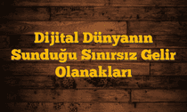Dijital Dünyanın Sunduğu Sınırsız Gelir Olanakları