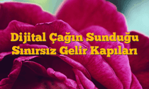 Dijital Çağın Sunduğu Sınırsız Gelir Kapıları