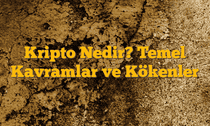 Kripto Nedir? Temel Kavramlar ve Kökenler
