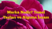Marka Nedir? Temel Taşları ve Algının İnşası
