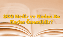 SEO Nedir ve Neden Bu Kadar Önemlidir?