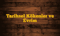 Tarihsel Kökenler ve Evrim
