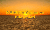 Kültürün Tanımı ve Bileşenleri