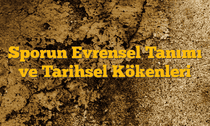 Sporun Evrensel Tanımı ve Tarihsel Kökenleri