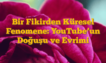 Bir Fikirden Küresel Fenomene: YouTubeâ€™un Doğuşu ve Evrimi