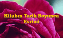 Kitabın Tarih Boyunca Evrimi