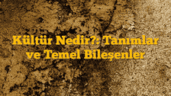 Kültür Nedir?: Tanımlar ve Temel Bileşenler