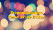 Programlamanın Temelleri ve Evrimi