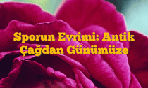 Sporun Evrimi: Antik Çağdan Günümüze