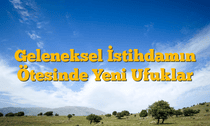 Geleneksel İstihdamın Ötesinde Yeni Ufuklar