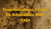 Programlamanın Evrimi: İlk Adımlardan Siber Çağa